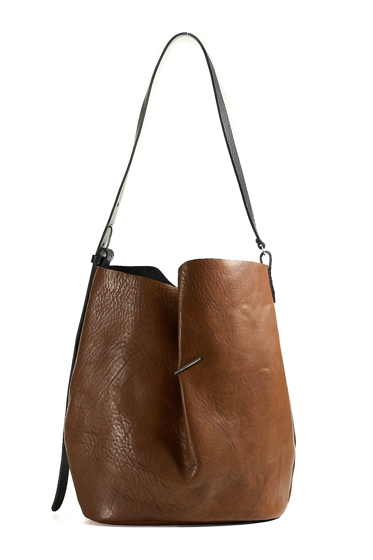 daniele basta leather and silver bags - FRONT